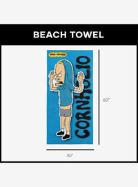 Toalla de playa de microfibra Beavis & Butt-Head: Cornholio