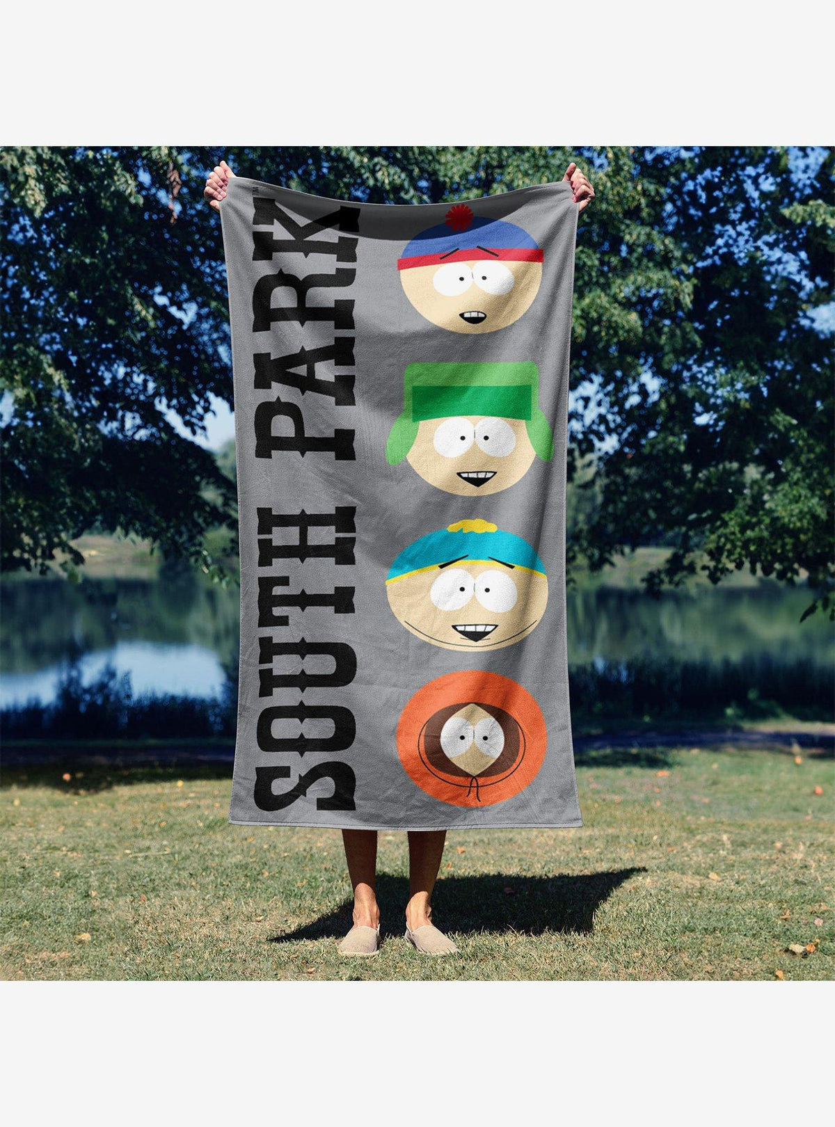 Toalla de playa South Park: Stan, Kyle, Cartman y Kenny