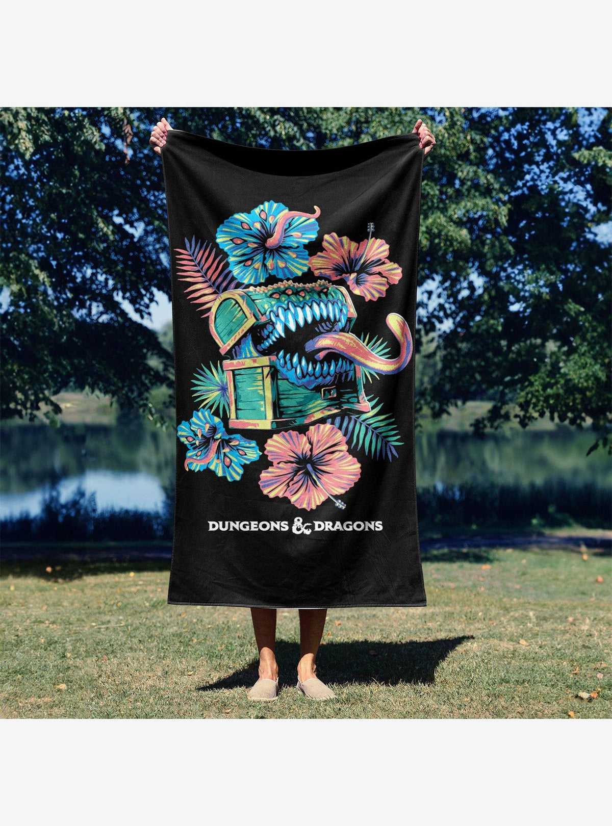 Toalla de playa Mimic tropical de Dungeons & Dragons