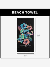 Toalla de playa Mimic tropical de Dungeons & Dragons