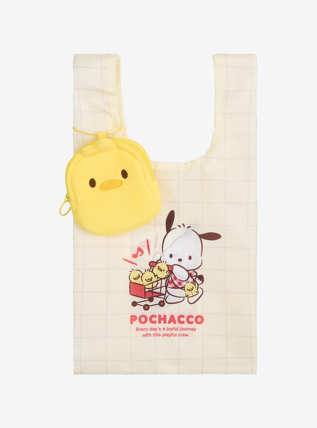 Bolso reutilizable de Pochacco con bolsito Pi-Chans