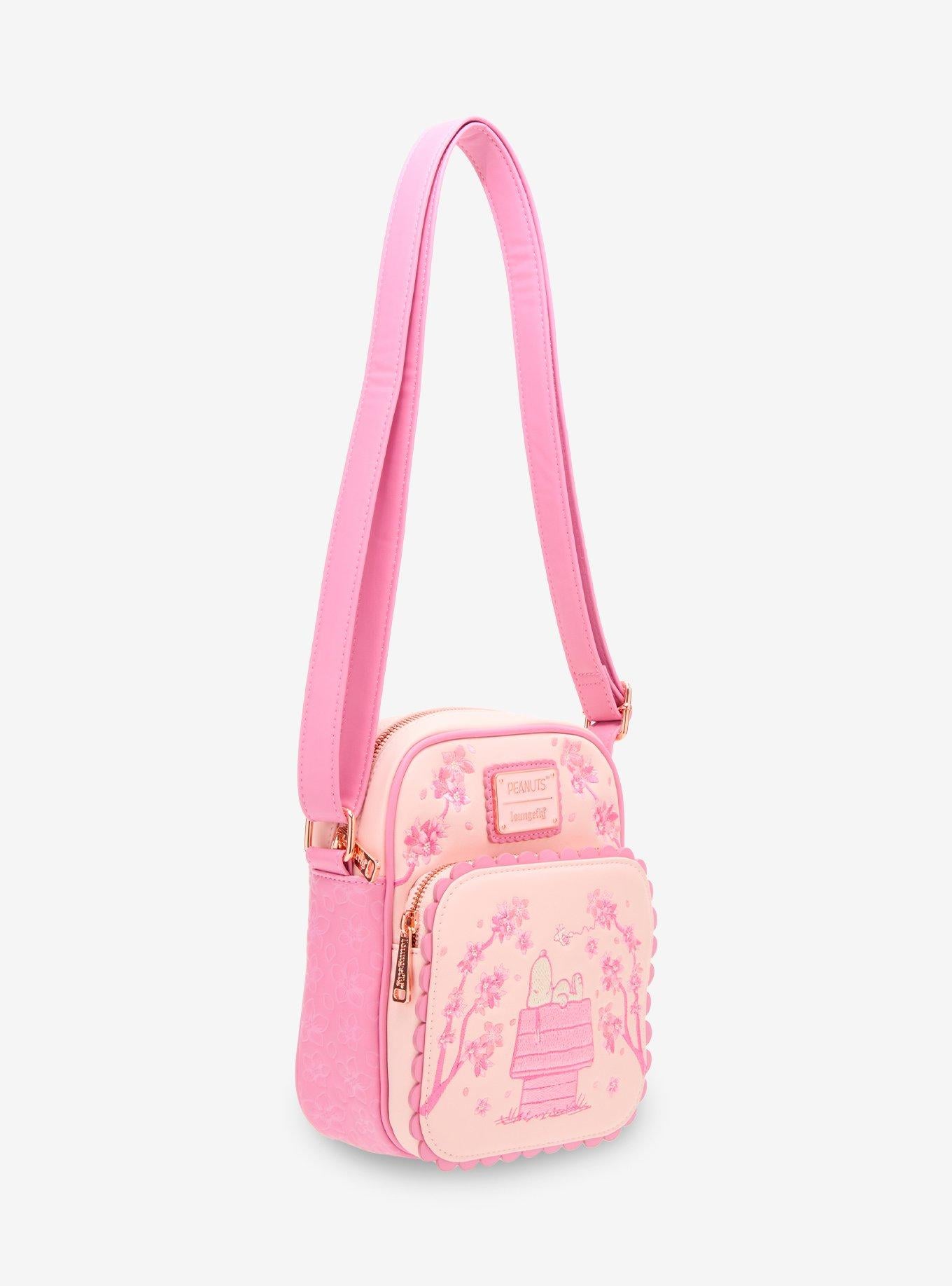 Cartera cruzada Peanuts Snoopy Flores de Cerezo
