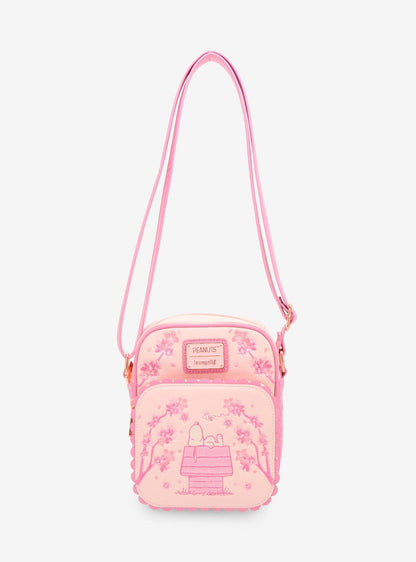 Cartera cruzada Peanuts Snoopy Flores de Cerezo