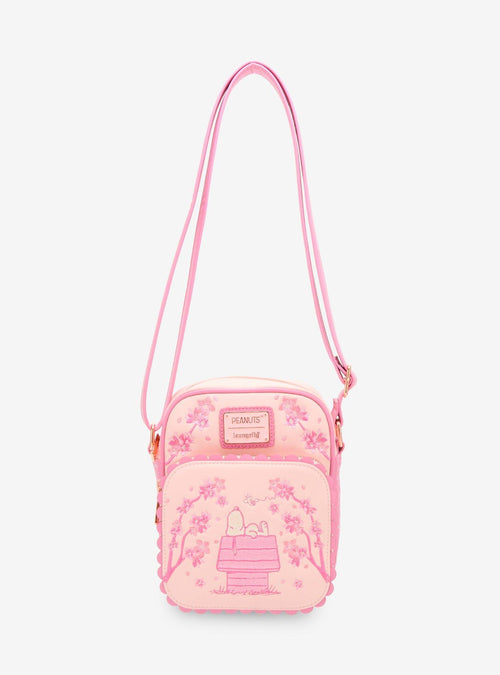 Cartera cruzada Peanuts Snoopy Flores de Cerezo