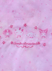 Bolso tote rosado de flores de cerezo Sanrio