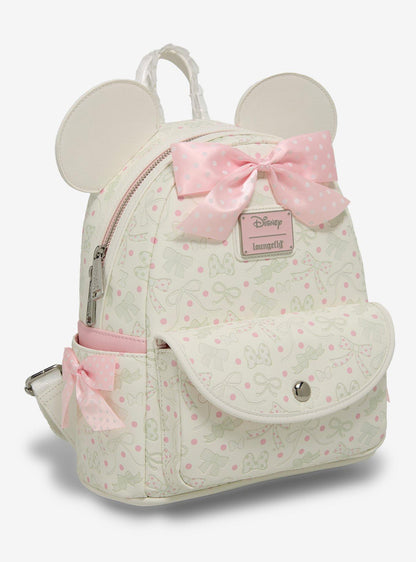 Mochila mini Disney Minnie Mouse con lazos y cintas