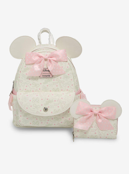 Mochila mini Disney Minnie Mouse con lazos y cintas