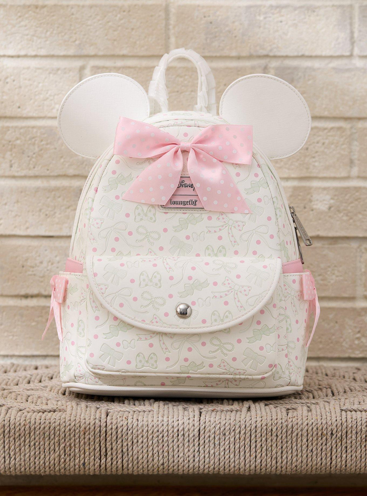 Mochila mini Disney Minnie Mouse con lazos y cintas
