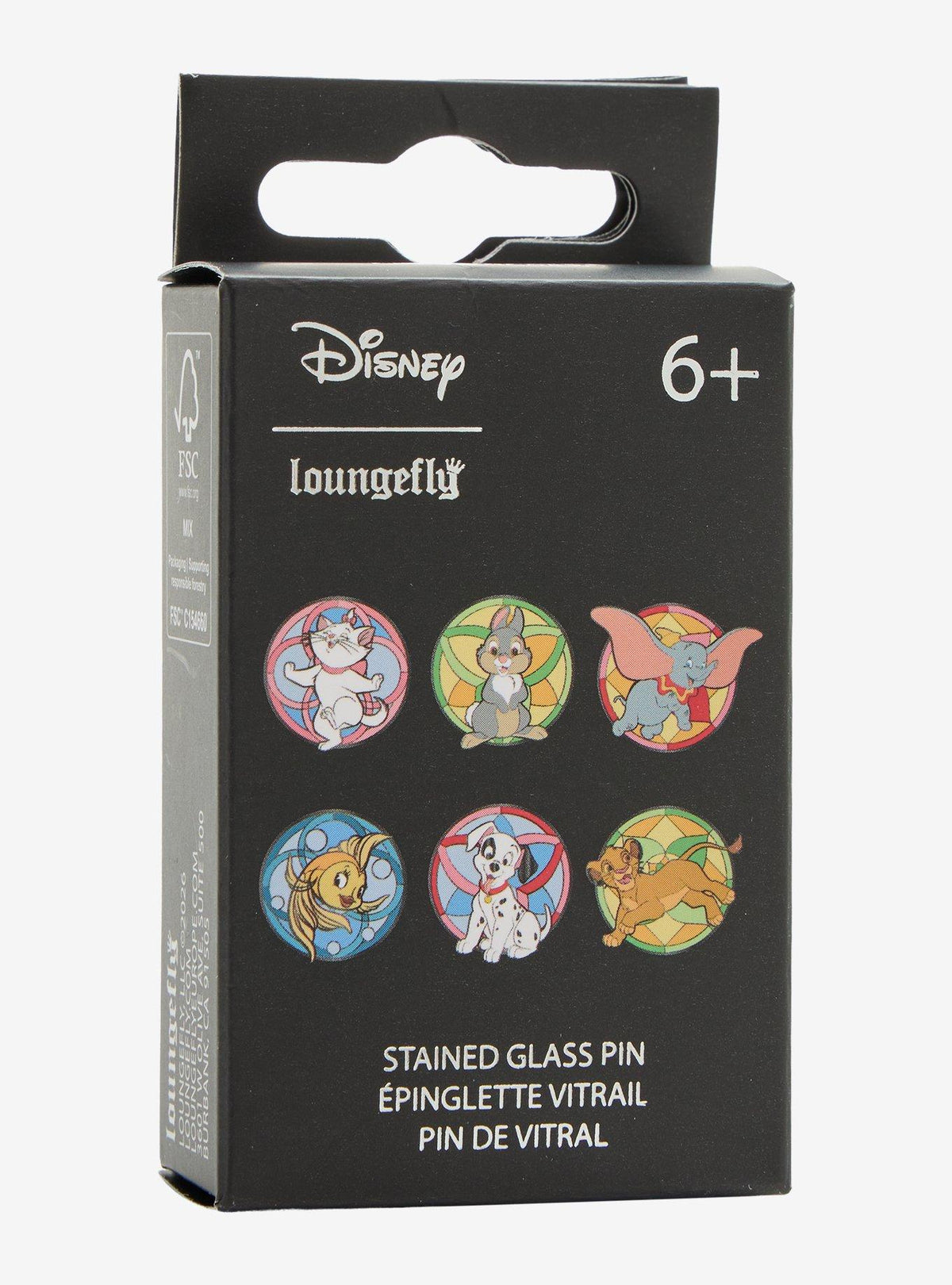 Pin Disney Animales de vitral en caja sorpresa