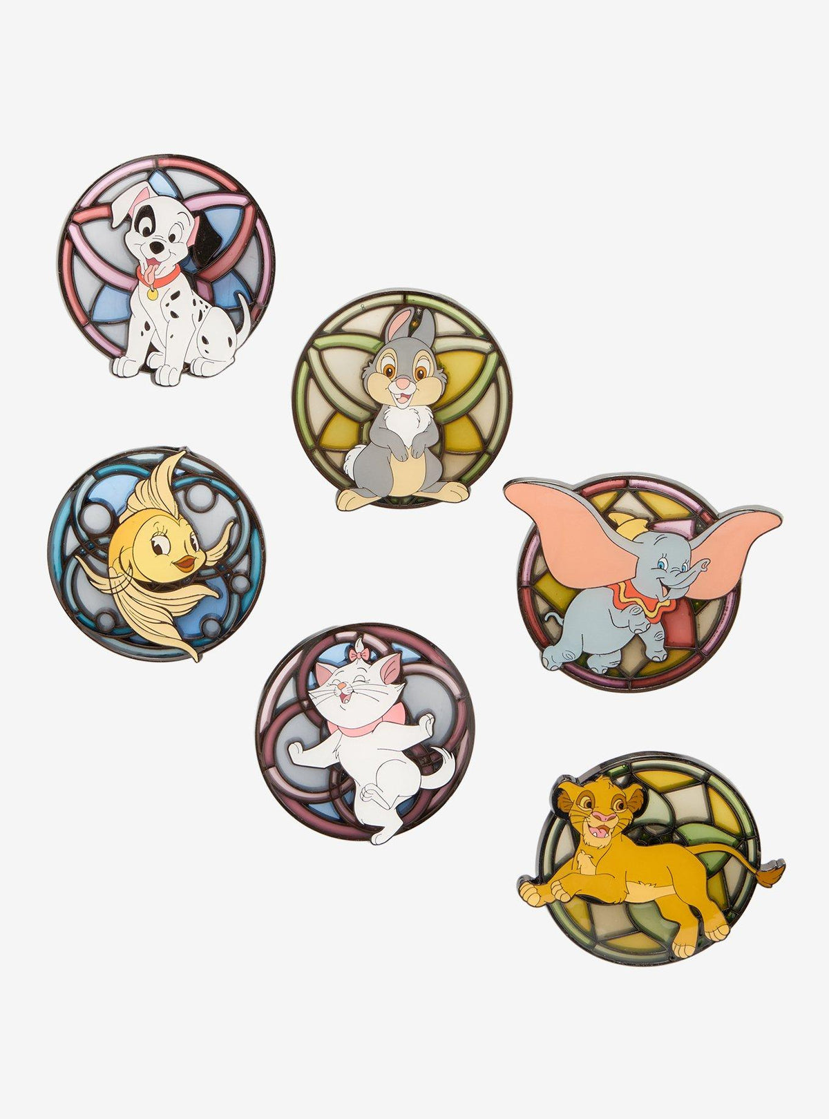 Pin Disney Animales de vitral en caja sorpresa