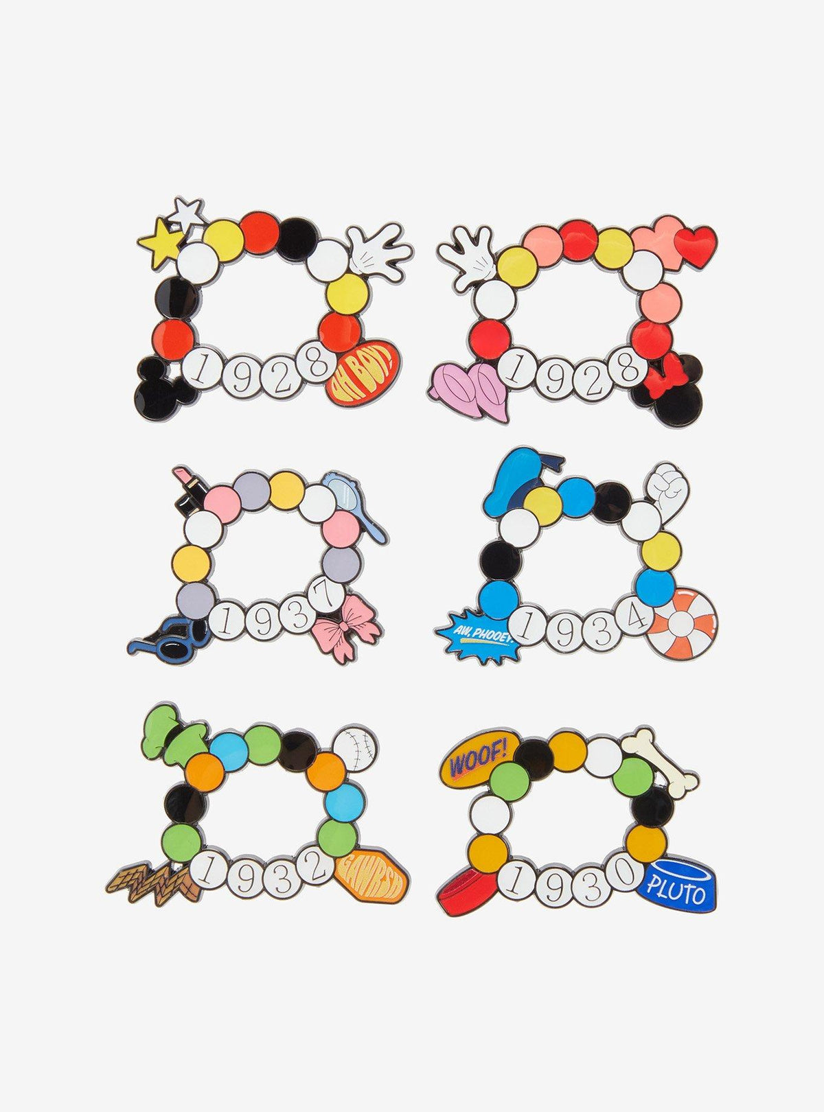 Pin sorpresa de pulsera de Mickey Mouse y sus amigos
