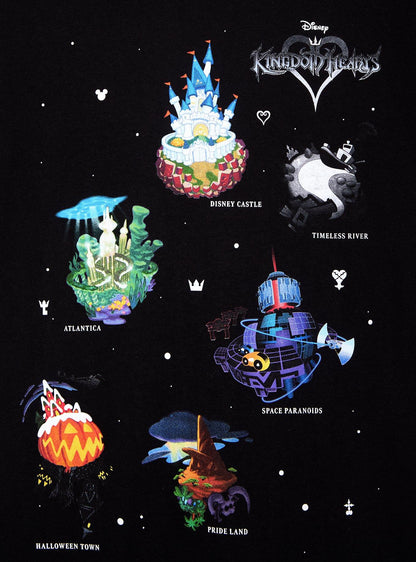 Polera Disney Kingdom Hearts Worlds