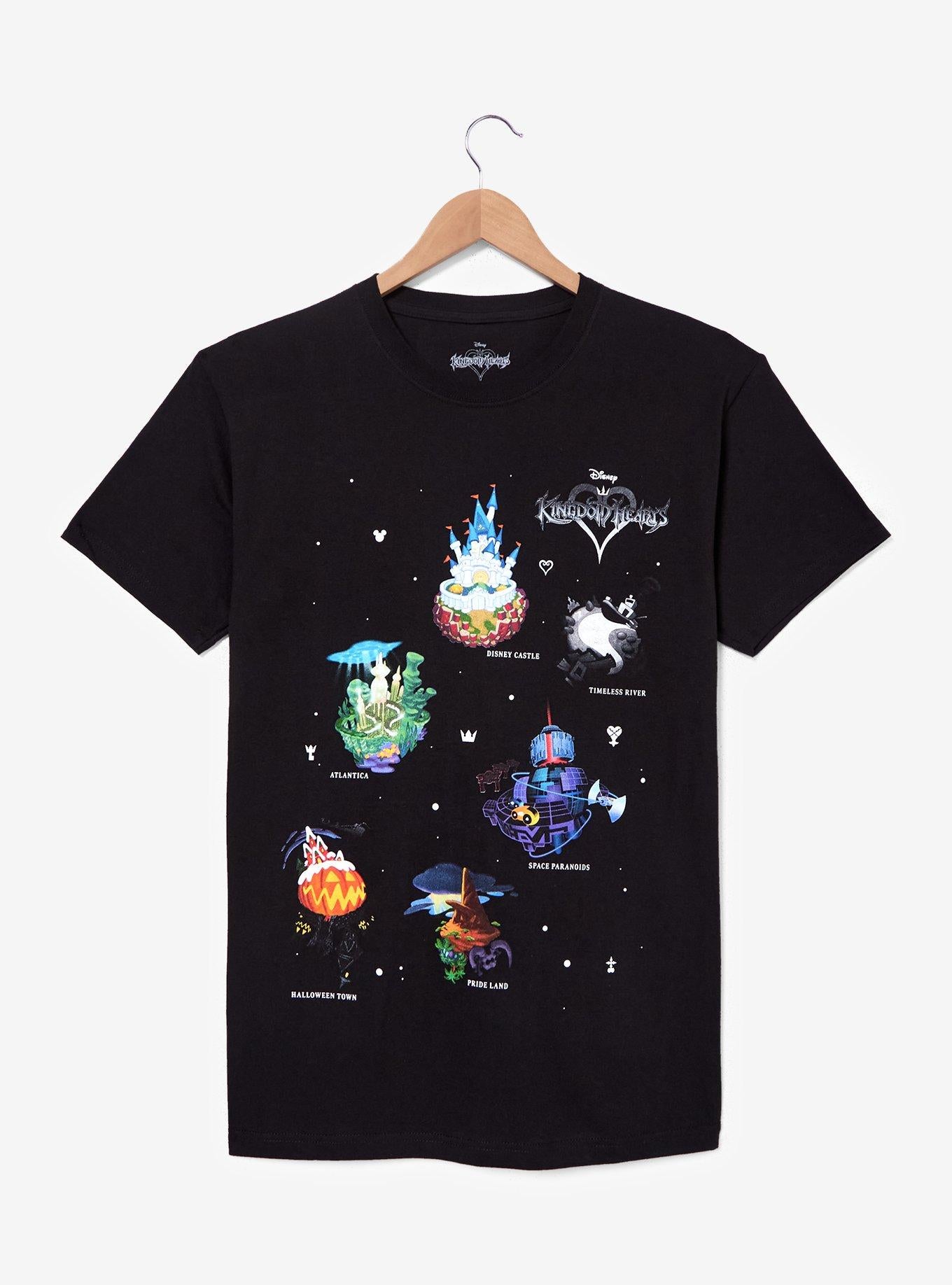 Polera Disney Kingdom Hearts Worlds