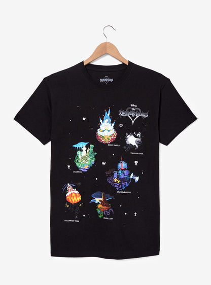 Polera Disney Kingdom Hearts Worlds