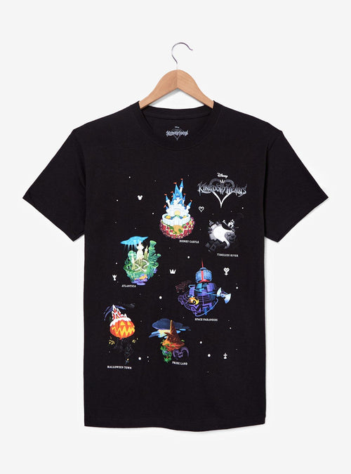 Polera Disney Kingdom Hearts Worlds