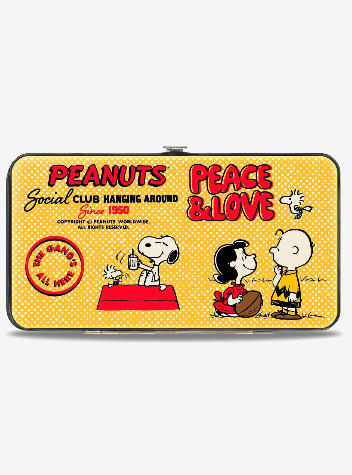 Billetera Peanuts Social Club Peace and Love