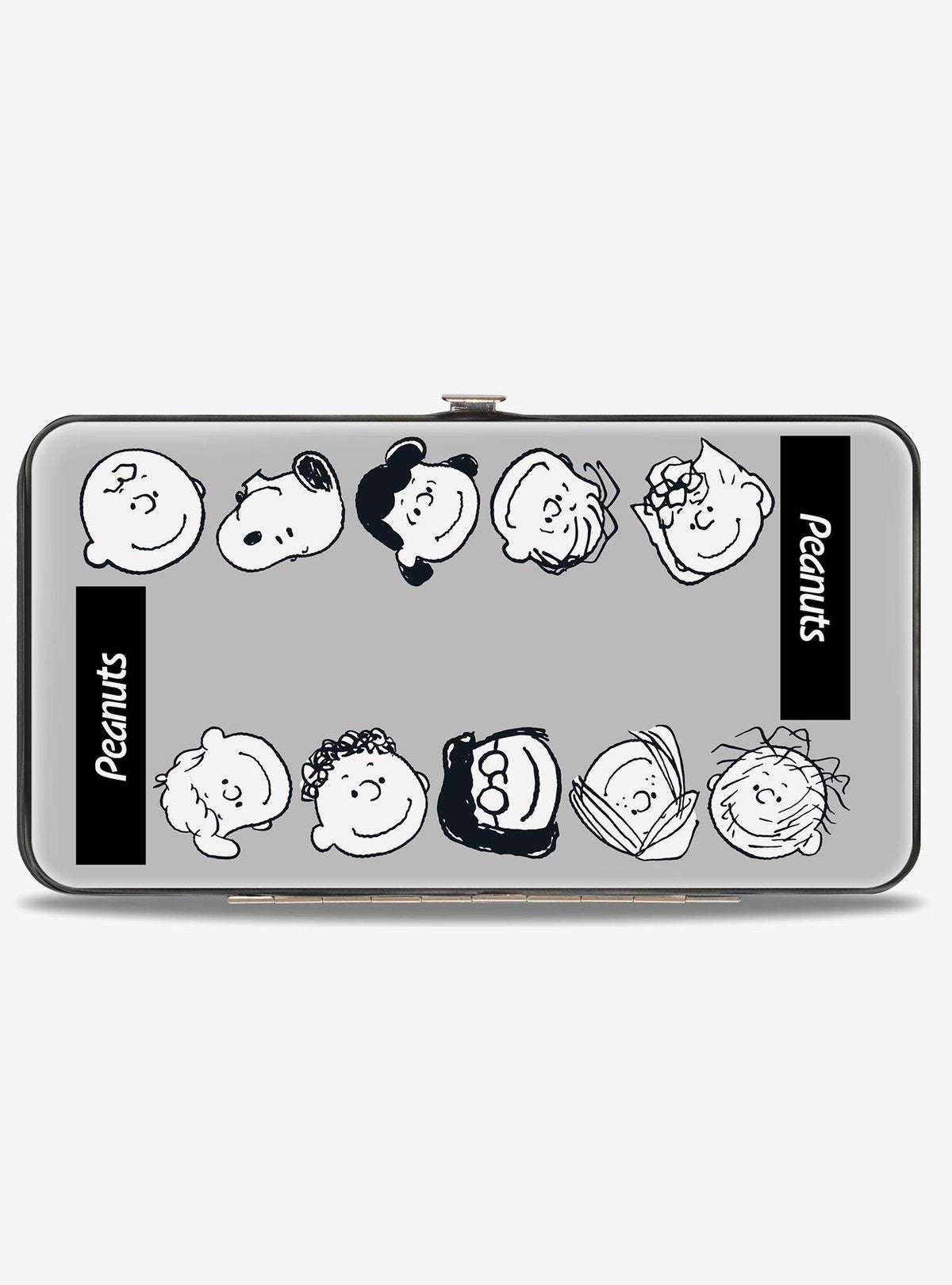 Billetera Peanuts con 10 rostros
