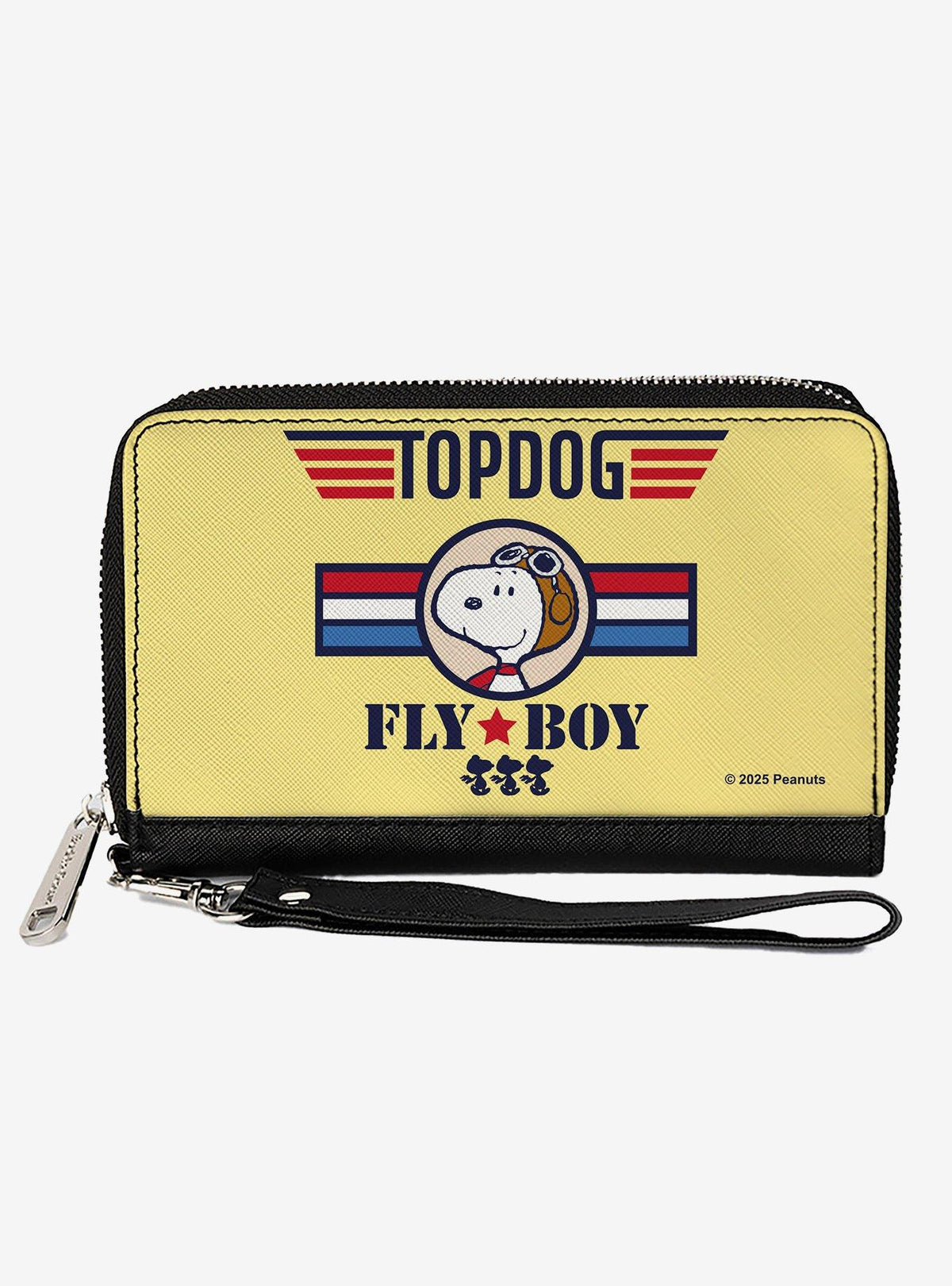 Billetera Peanuts Snoopy Flying Ace con cierre