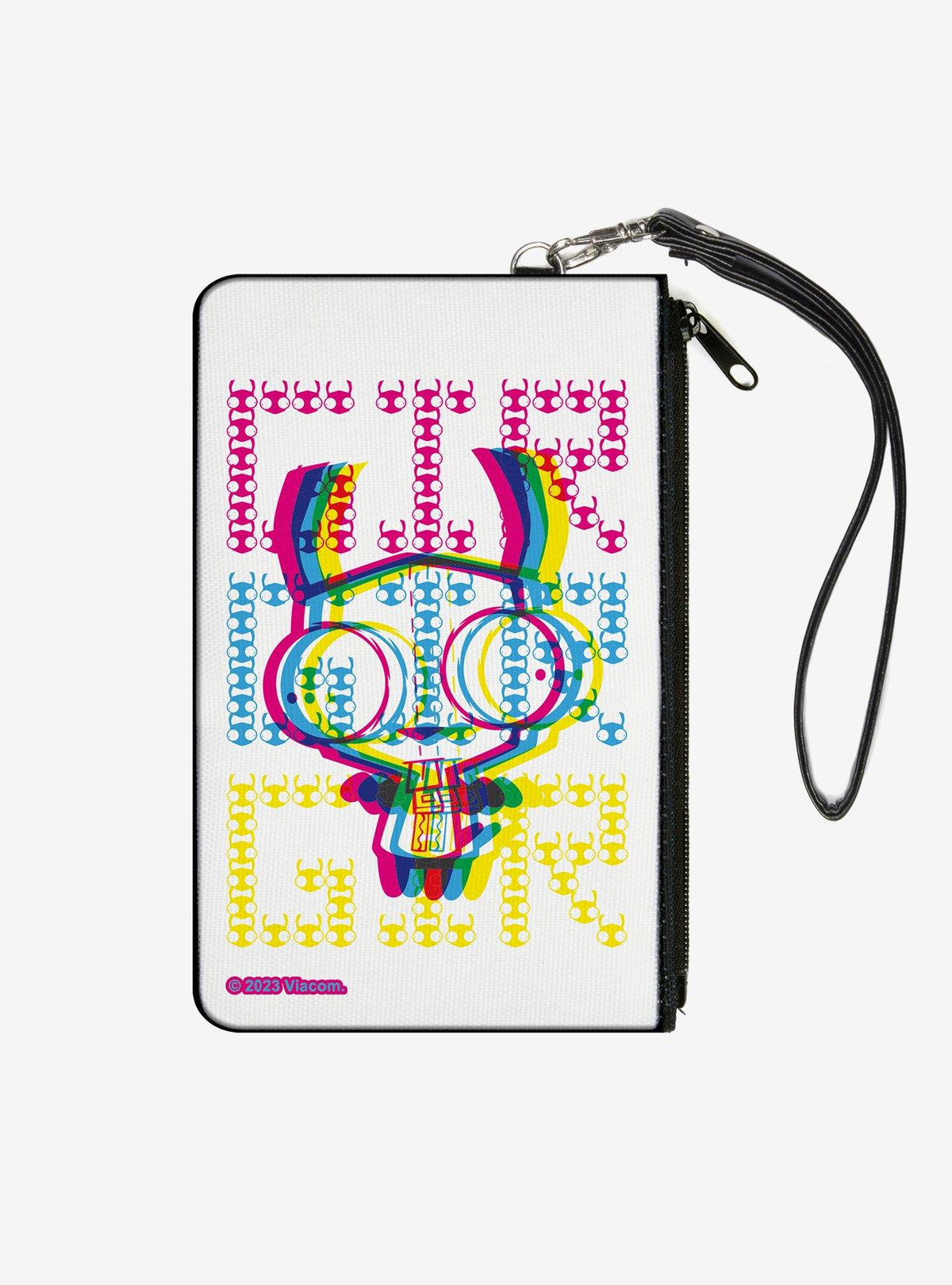 Billetera tipo clutch Invader Zim con GIR