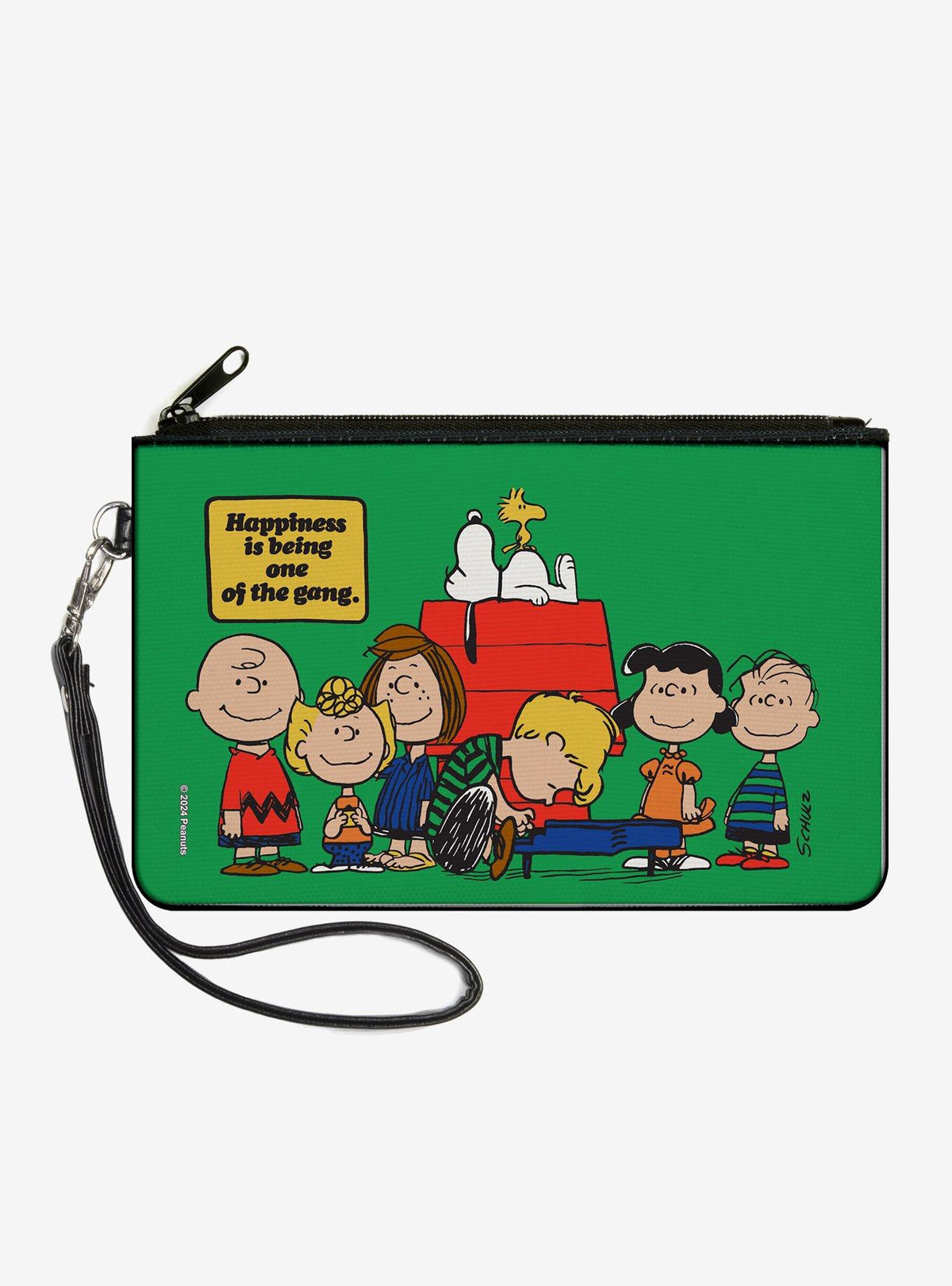 Billetera de mano con cierre Peanuts 75 años