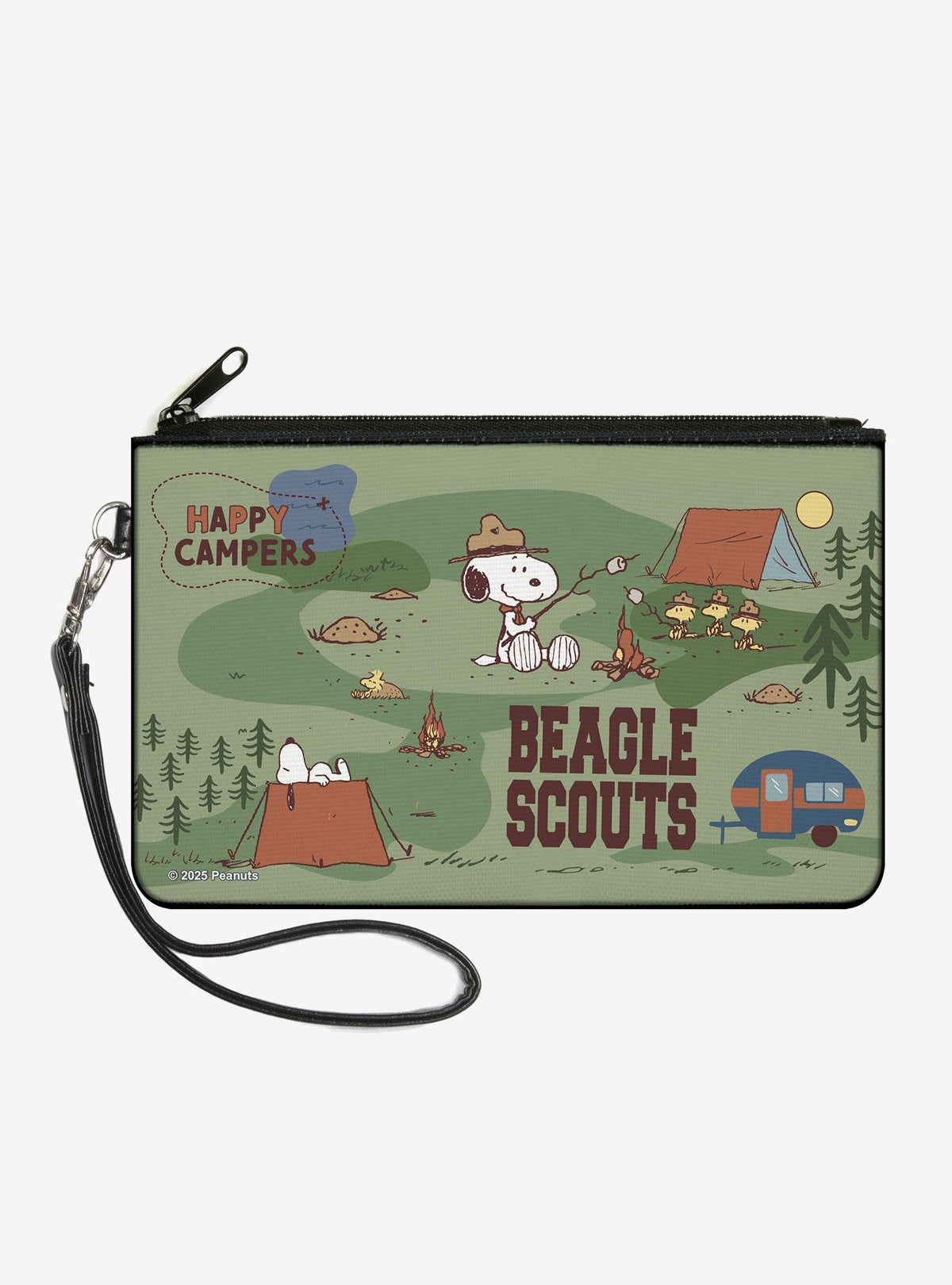 Billetera clutch Peanuts Happy Camper Beagle Scouts