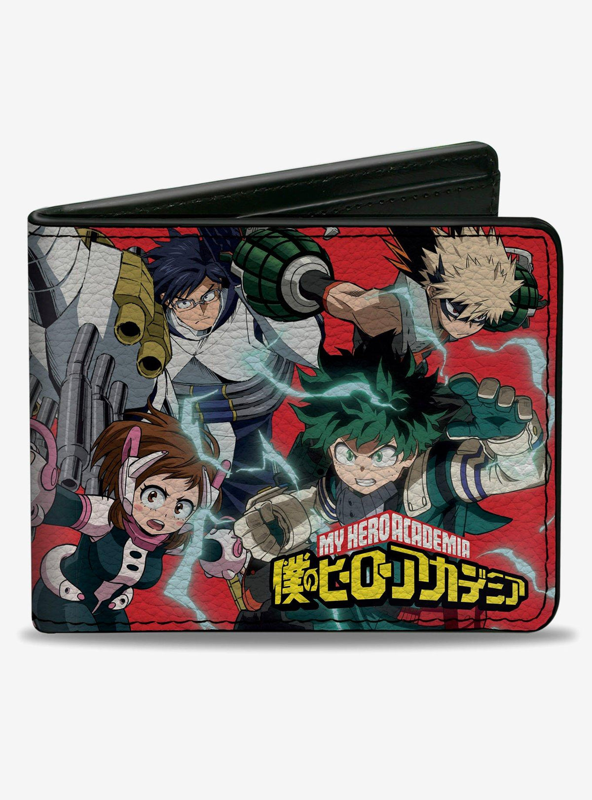 Billetera bifold de My Hero Academia con 8 personajes
