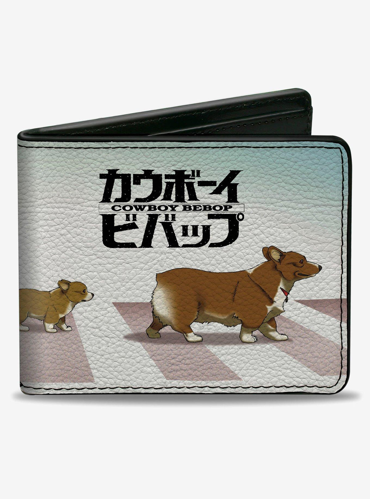 Billetera Cowboy Bebop con Ein y diseño degradado