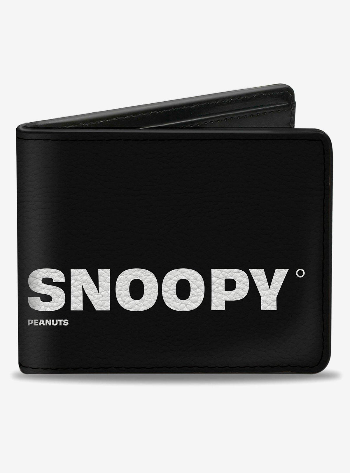 Billetera bifold Snoopy con símbolos de cuidado - Peanuts