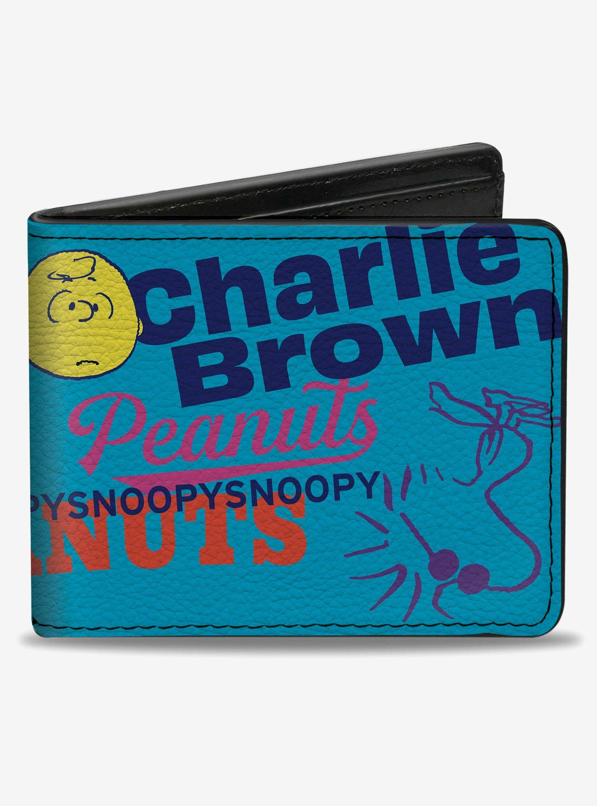 Billetera Peanuts con Charlie Brown, Snoopy y Woodstock