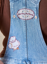 Jardinera corta Sanrio Hello Kitty & Friends, talla grande