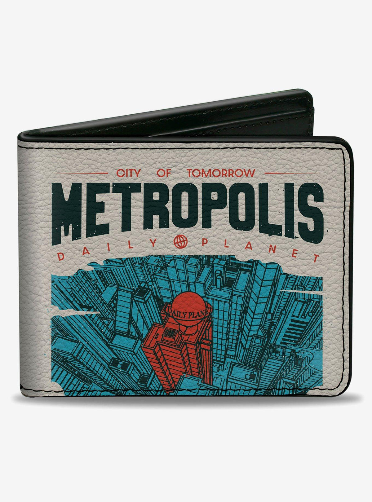 Billetera doble pliegue Superman: Metropolis y Daily Planet