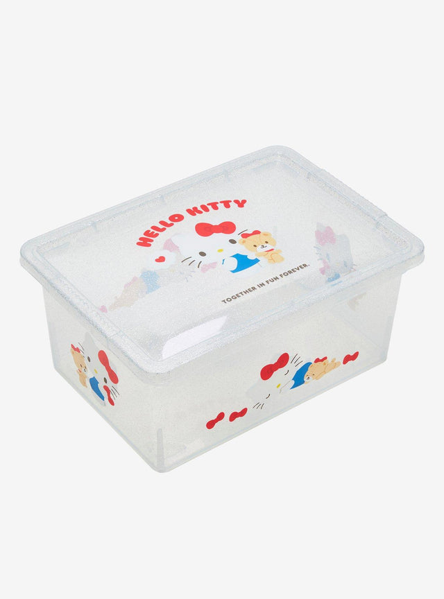 Caja organizadora transparente Hello Kitty