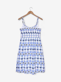 Vestido midi a cuadros de Spirited Away con Soot Sprites