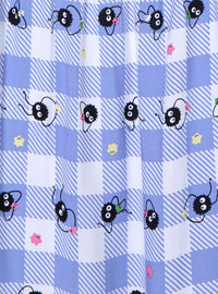 Vestido midi de cuadros de Spirited Away, tallas grandes