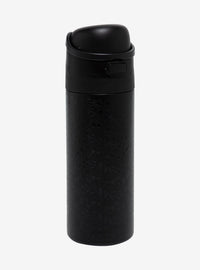 Botella negra floral de Jack Skellington