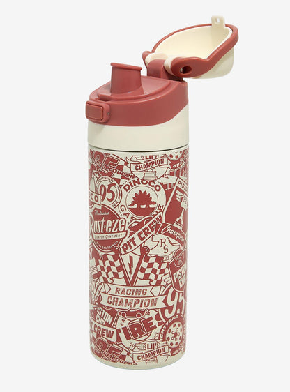 Botella de agua con logos de Disney Pixar Cars