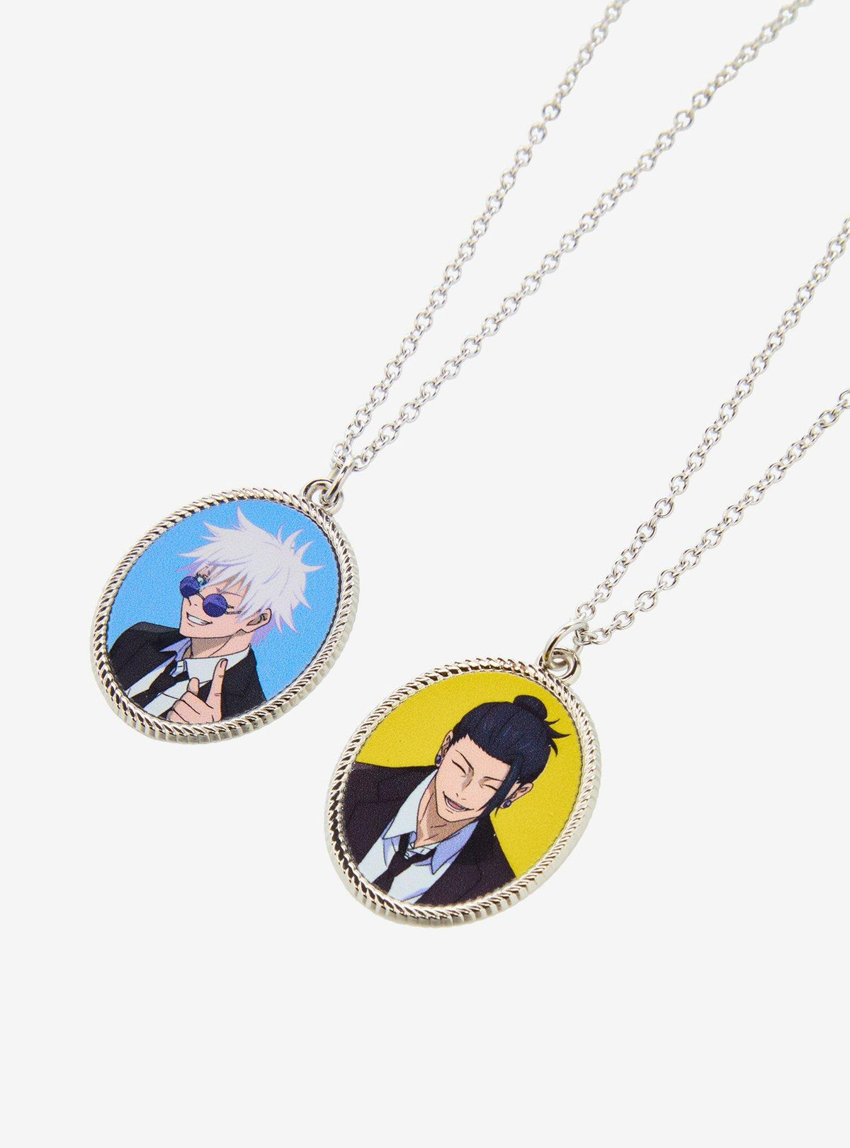Set de collares Jujutsu Kaisen Gojo y Geto