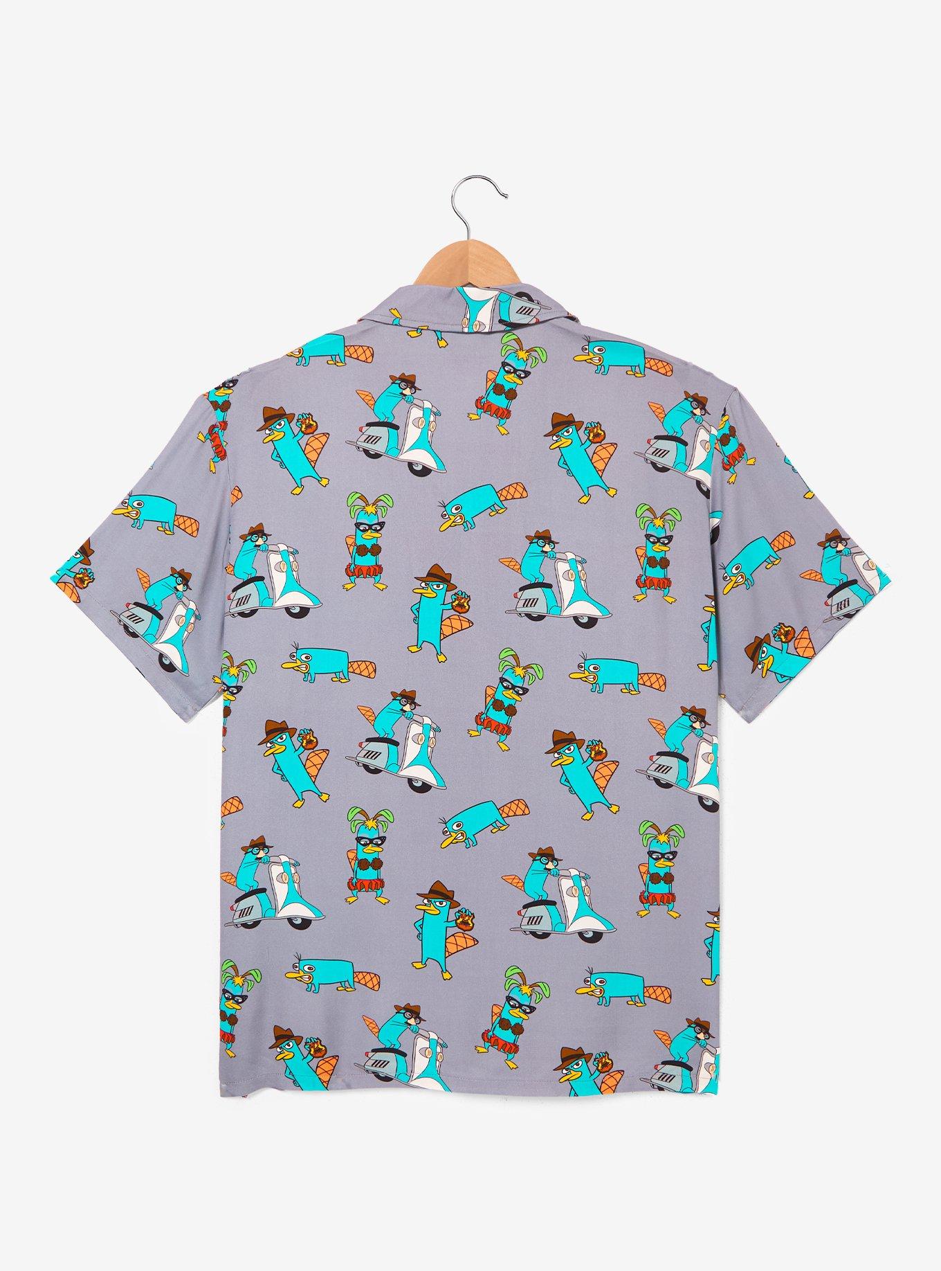 Camisa Disney Phineas and Ferb Perry con estampado integral