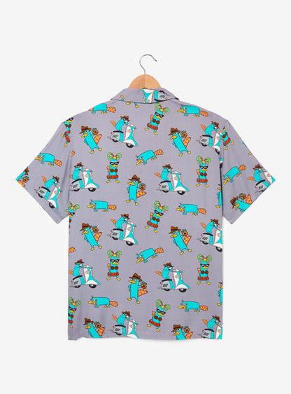 Camisa Disney Phineas and Ferb Perry con estampado integral