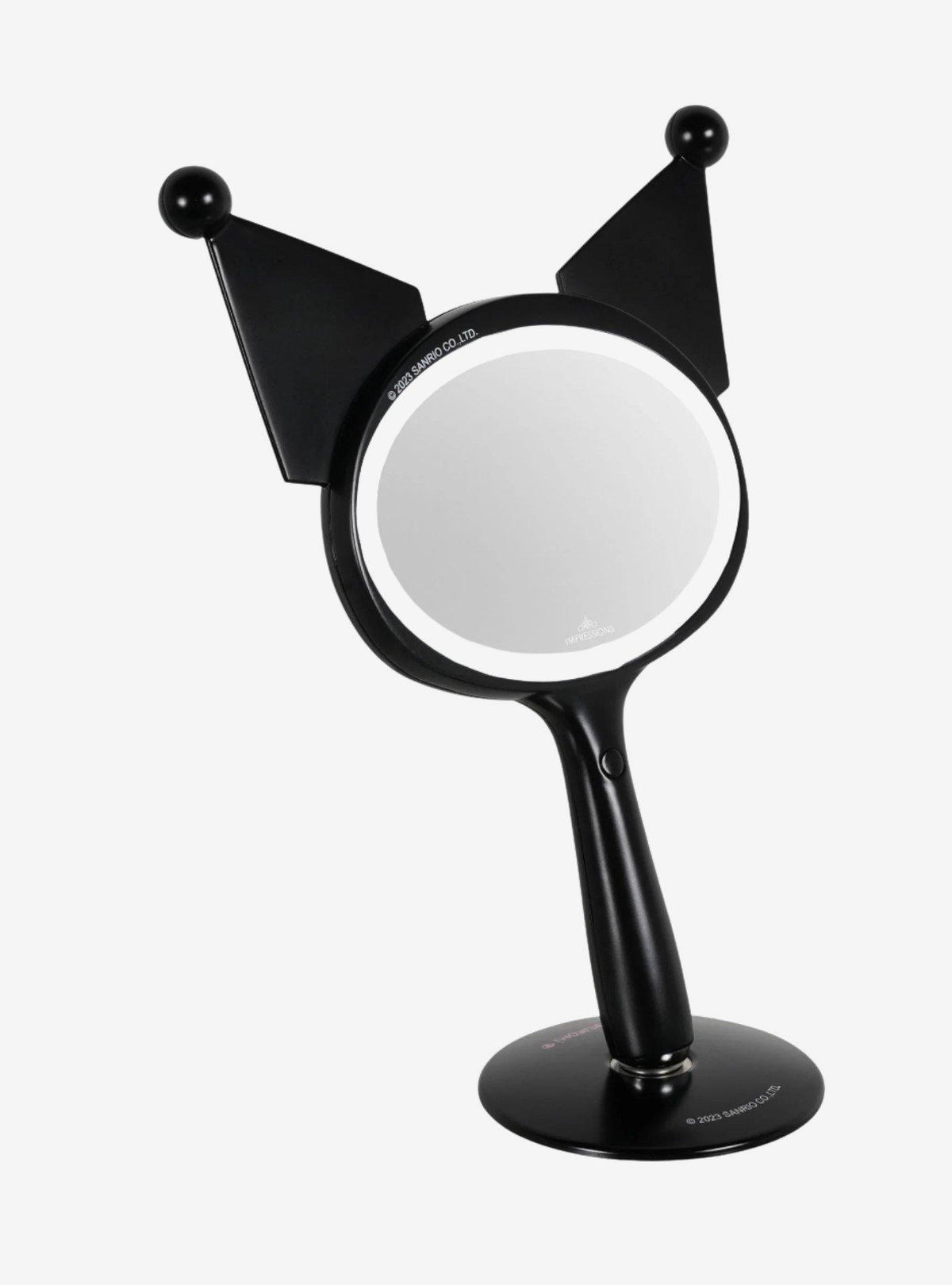 Espejo de maquillaje LED de mano Kuromi