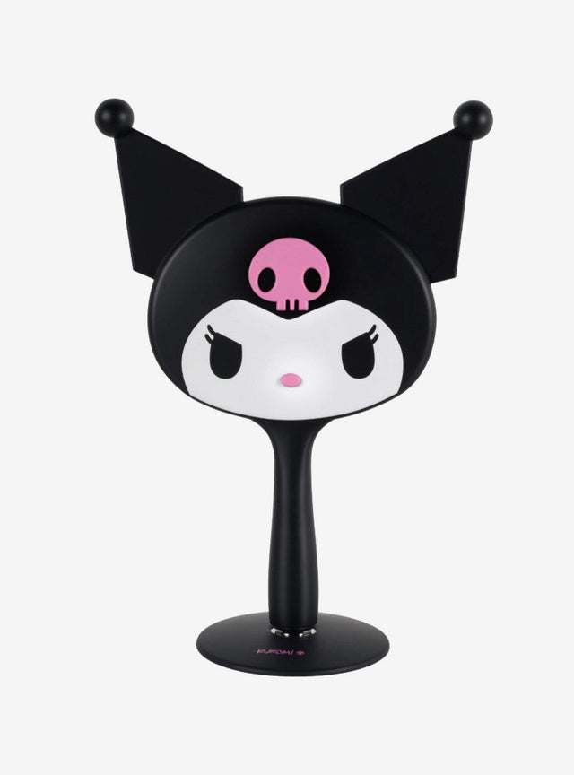 Espejo de maquillaje LED de mano Kuromi
