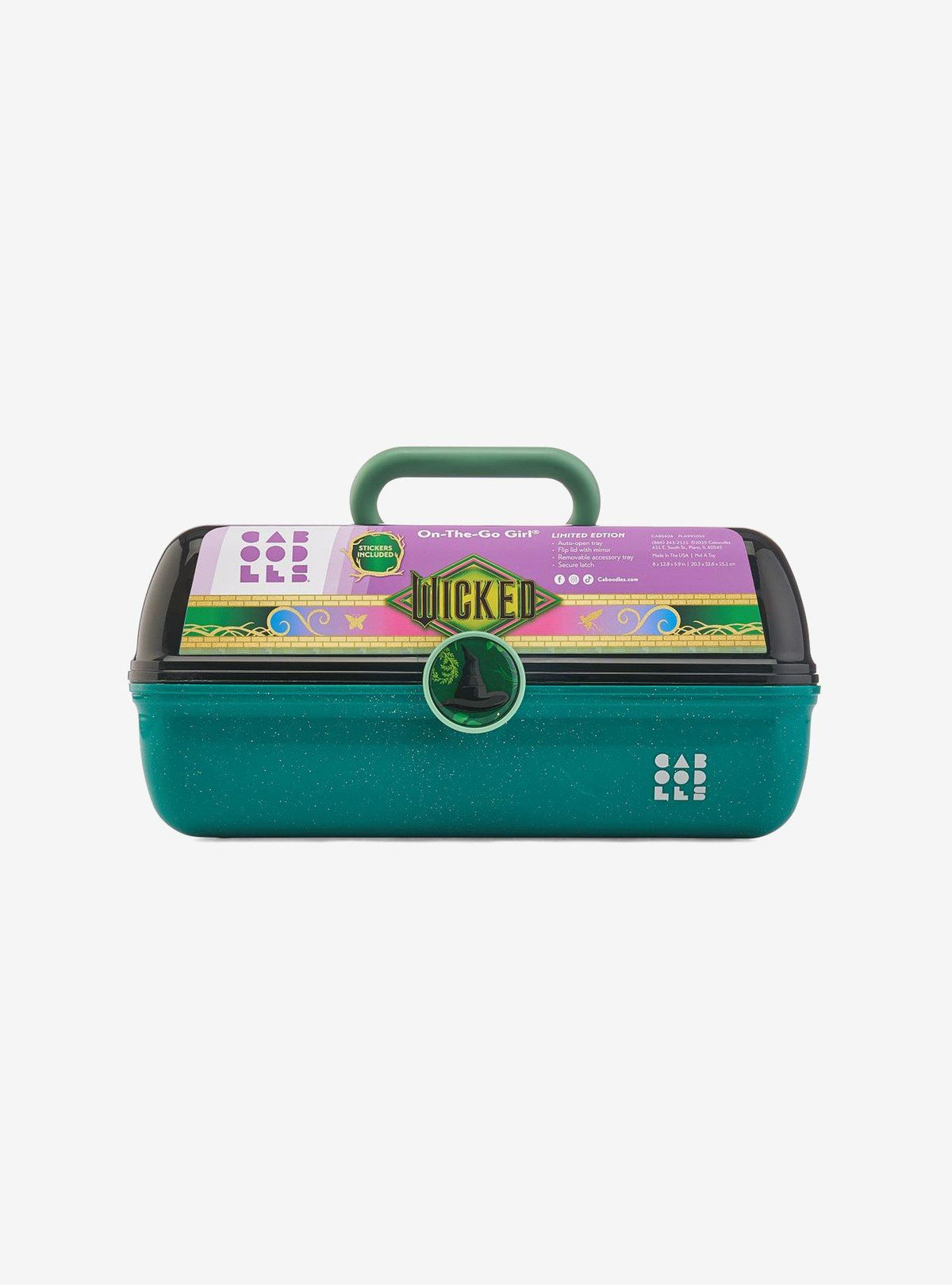Estuche organizador Caboodles x Wicked de Elphaba