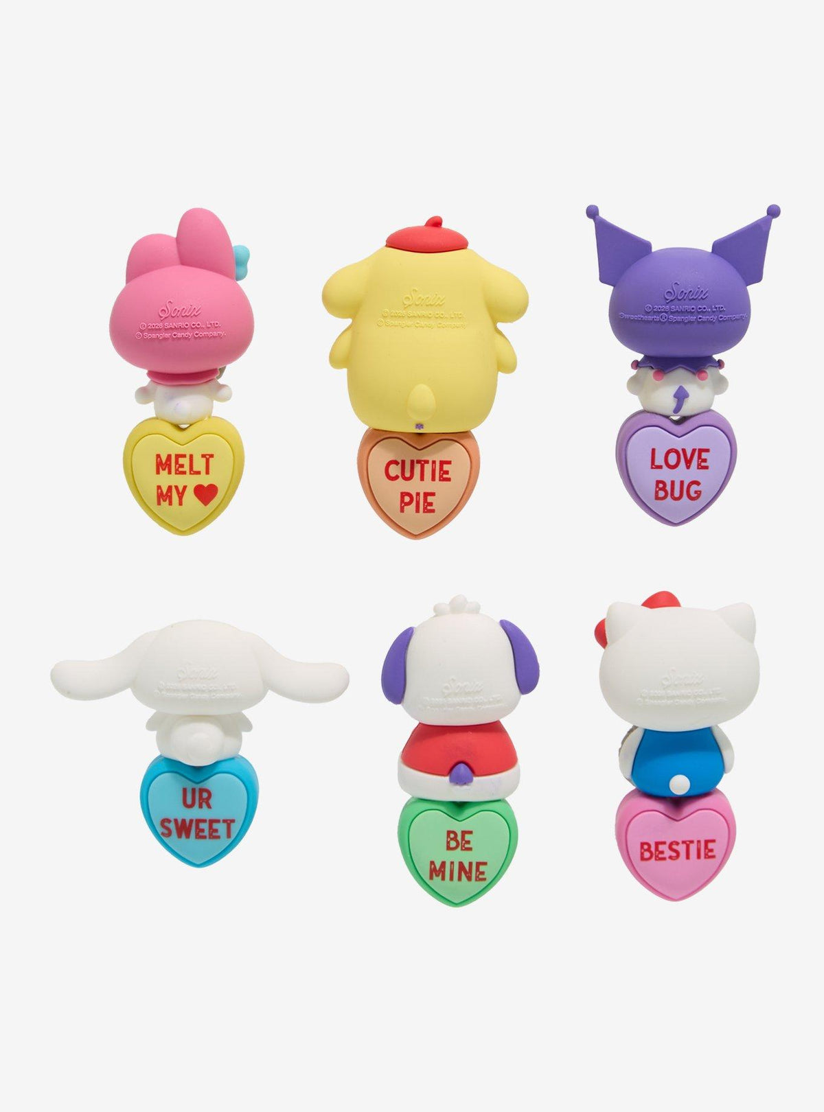 Figura sorpresa adhesiva para celular Hello Kitty y amigos