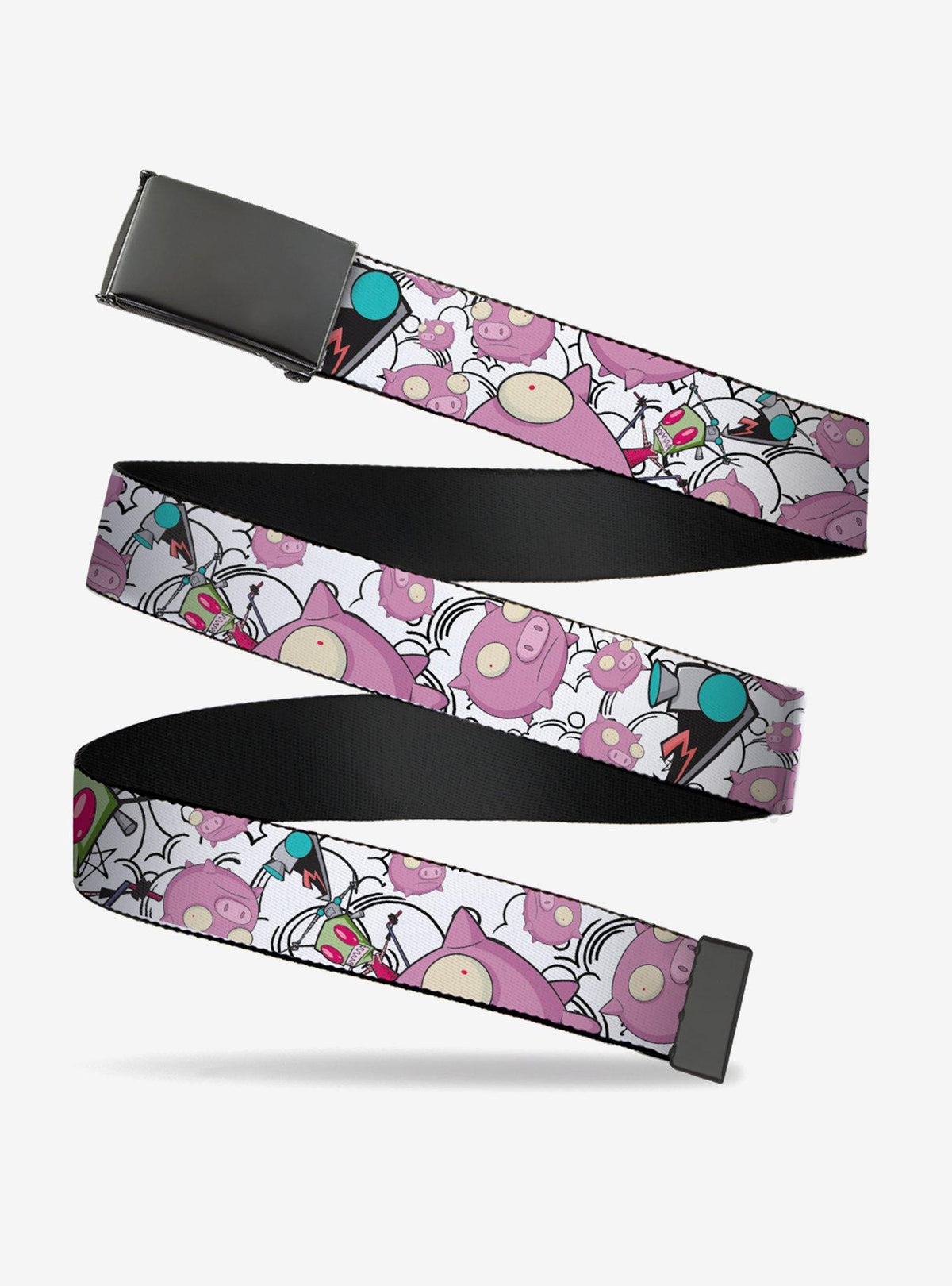 Cinturón ajustable Invader Zim con Gir y Piggy Doodles
