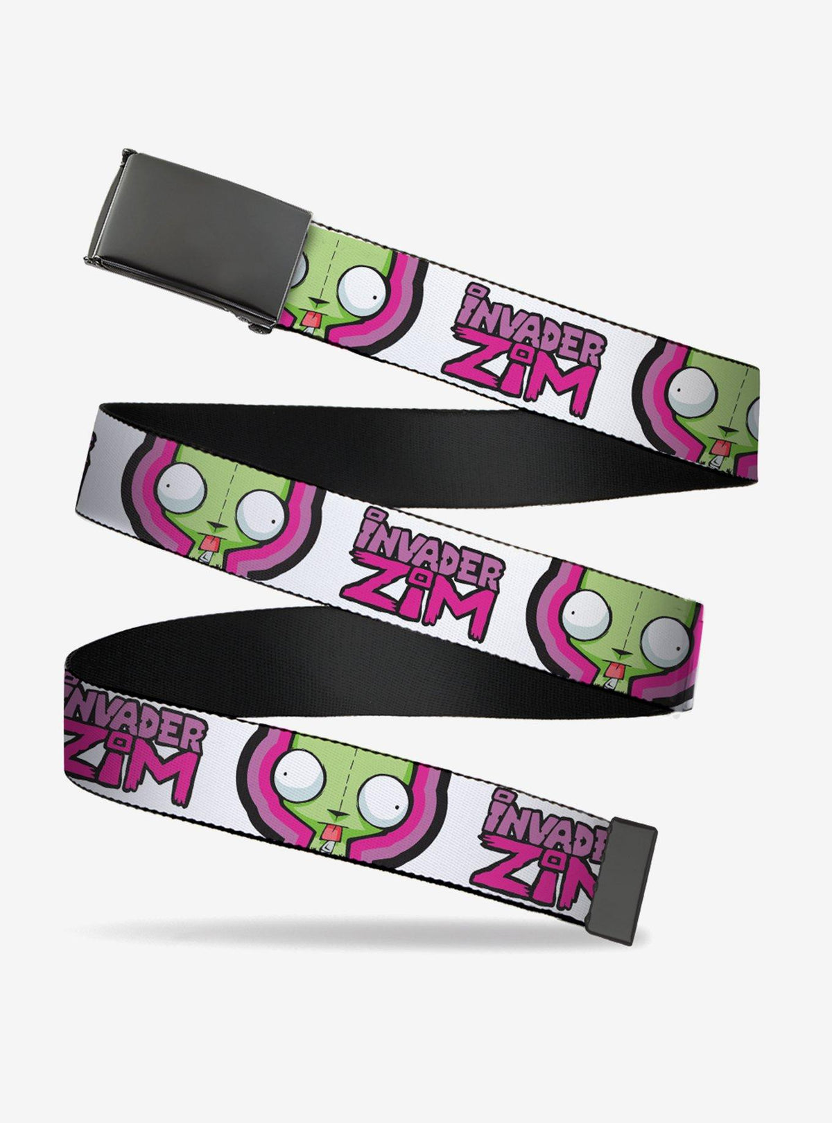 Cinturón ajustable rosa de Invader Zim con Gir