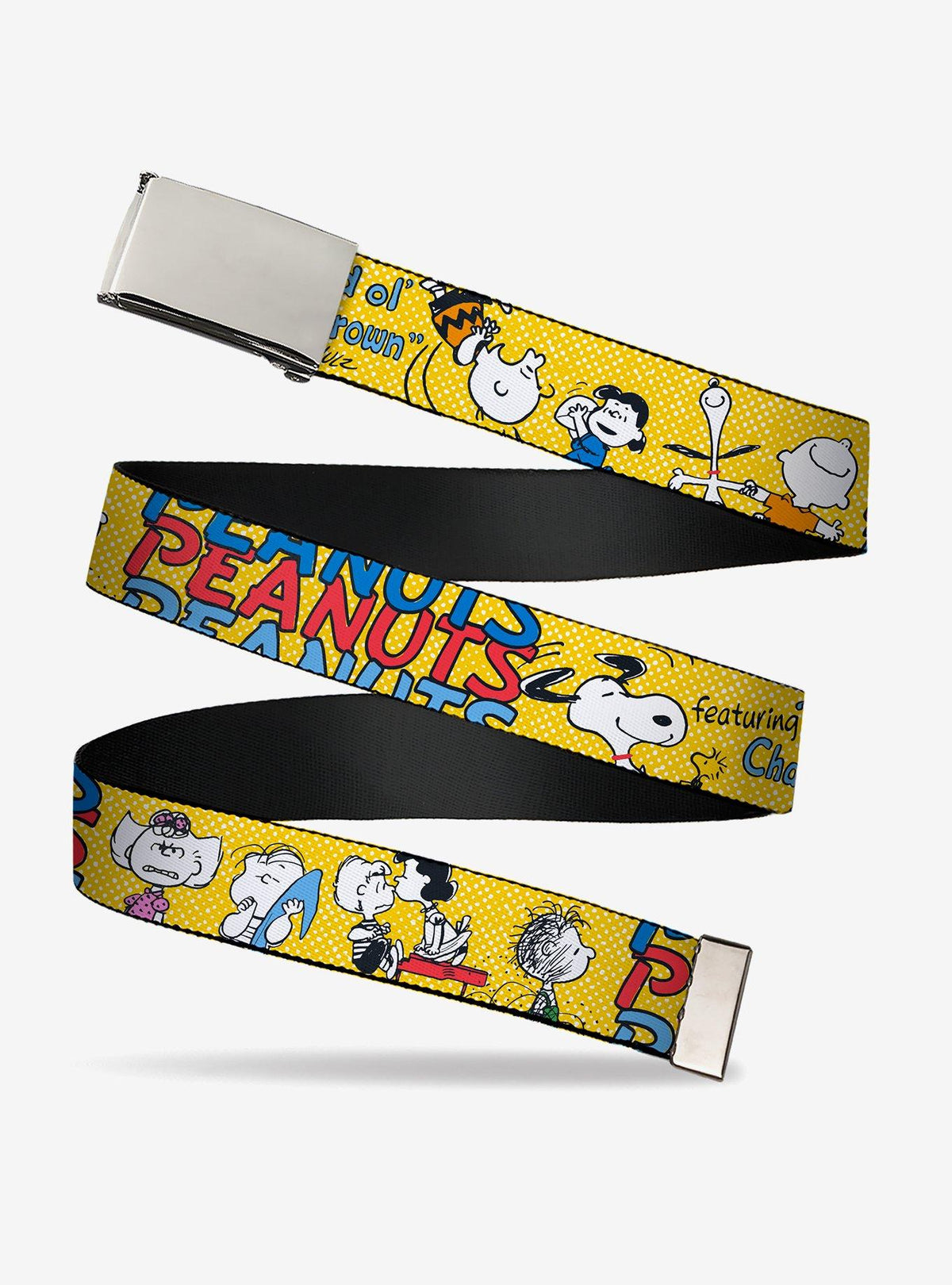 Cinturón ajustable Peanuts con poses de Charlie Brown