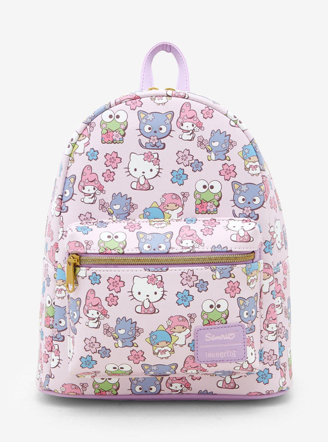 Mini mochila floral de Hello Kitty y sus amigos