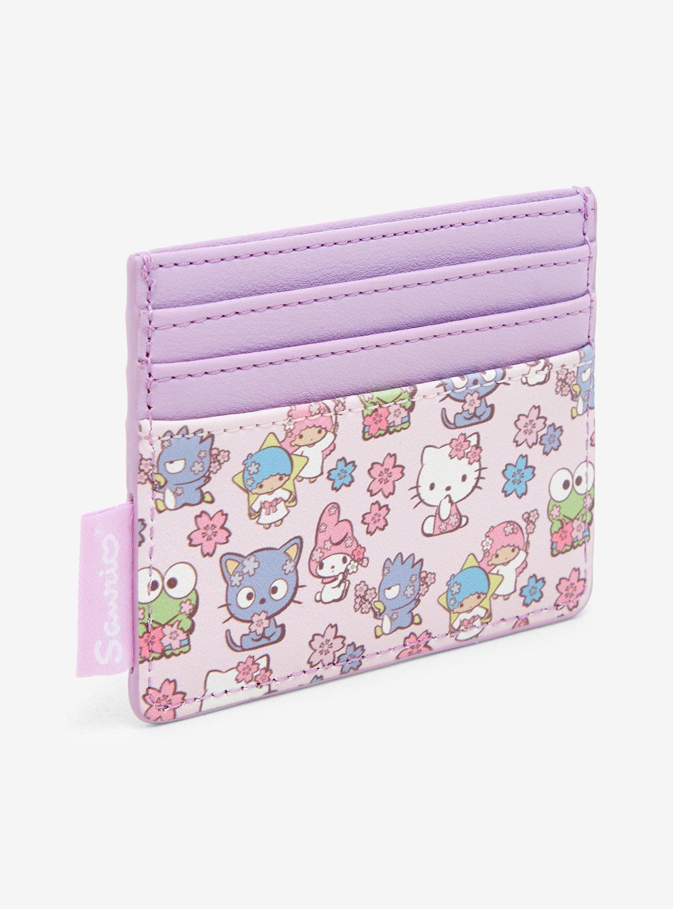 Tarjetero floral Hello Kitty and Friends