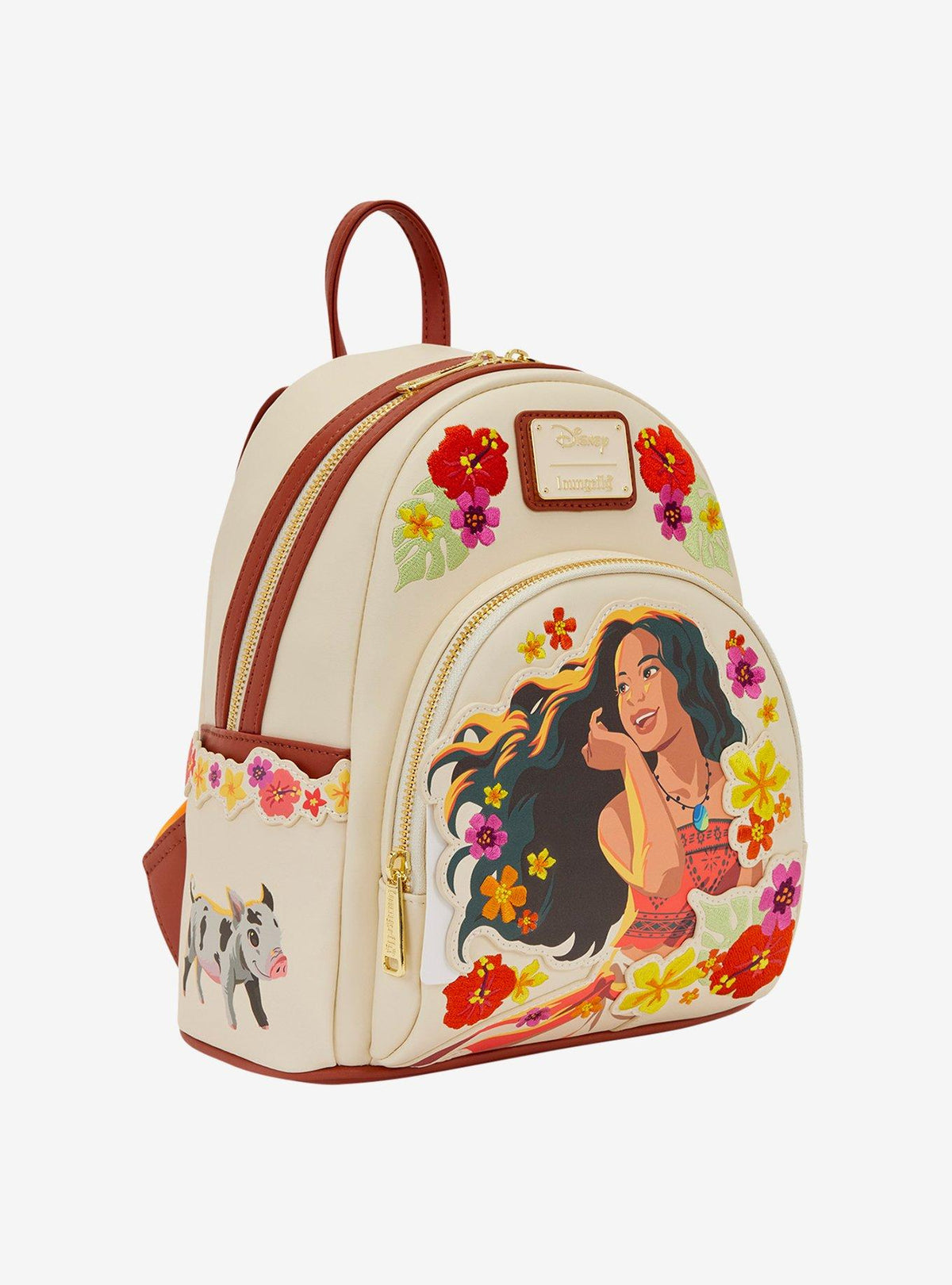 Mini mochila floral de Moana (live action)