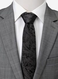 Corbata Marvel Venom gris oscuro de seda para hombre